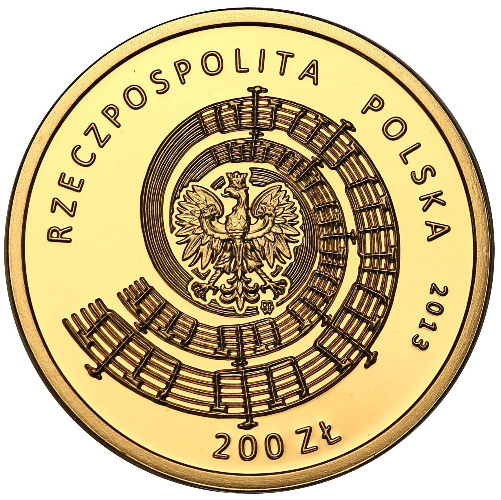 200 złotych 2013 Witold Lutosławski